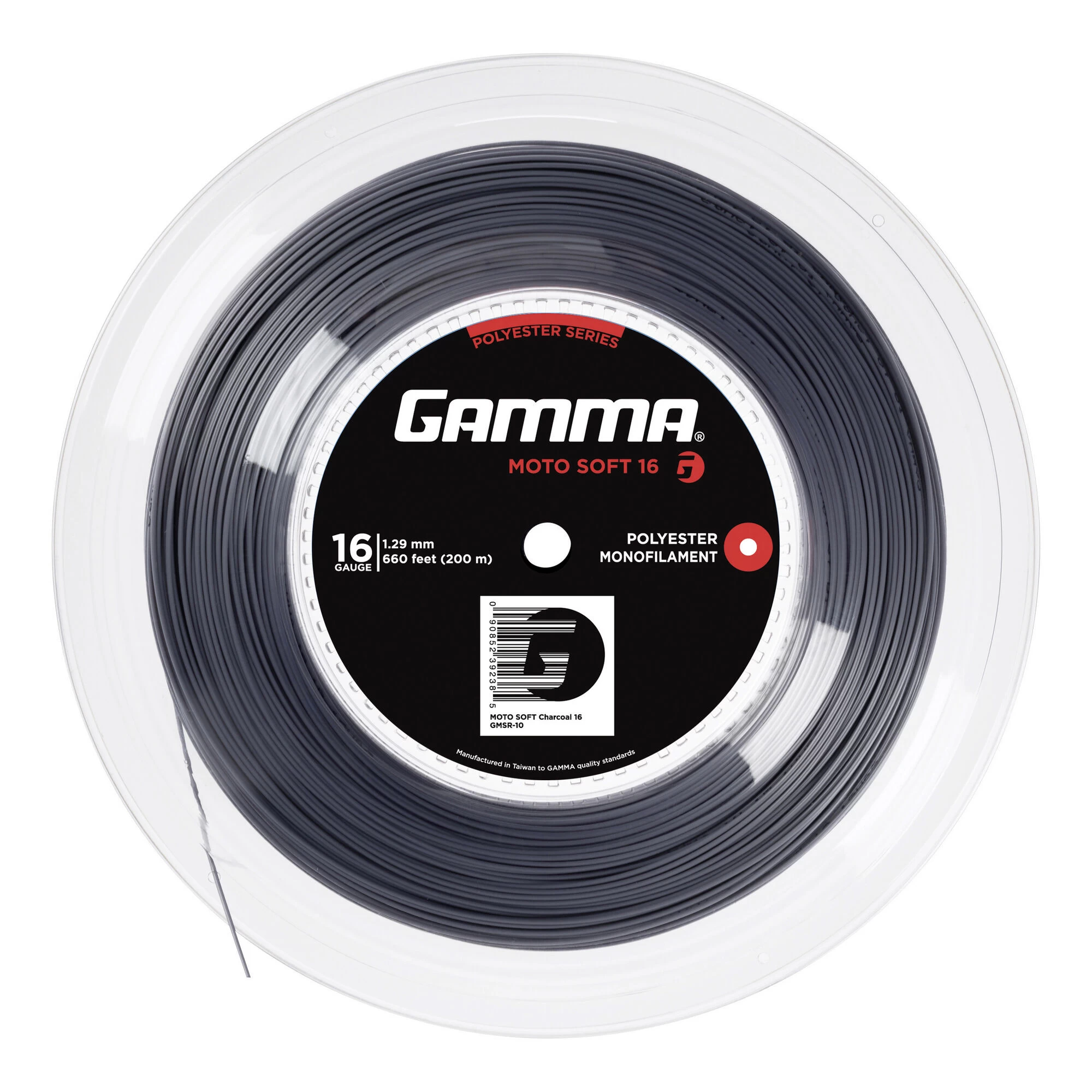 GAMMA Moto Soft Charcoal Saitenrolle 200m - Grau 1 GAMMA Moto Soft Charcoal Saitenrolle 200m - Grau