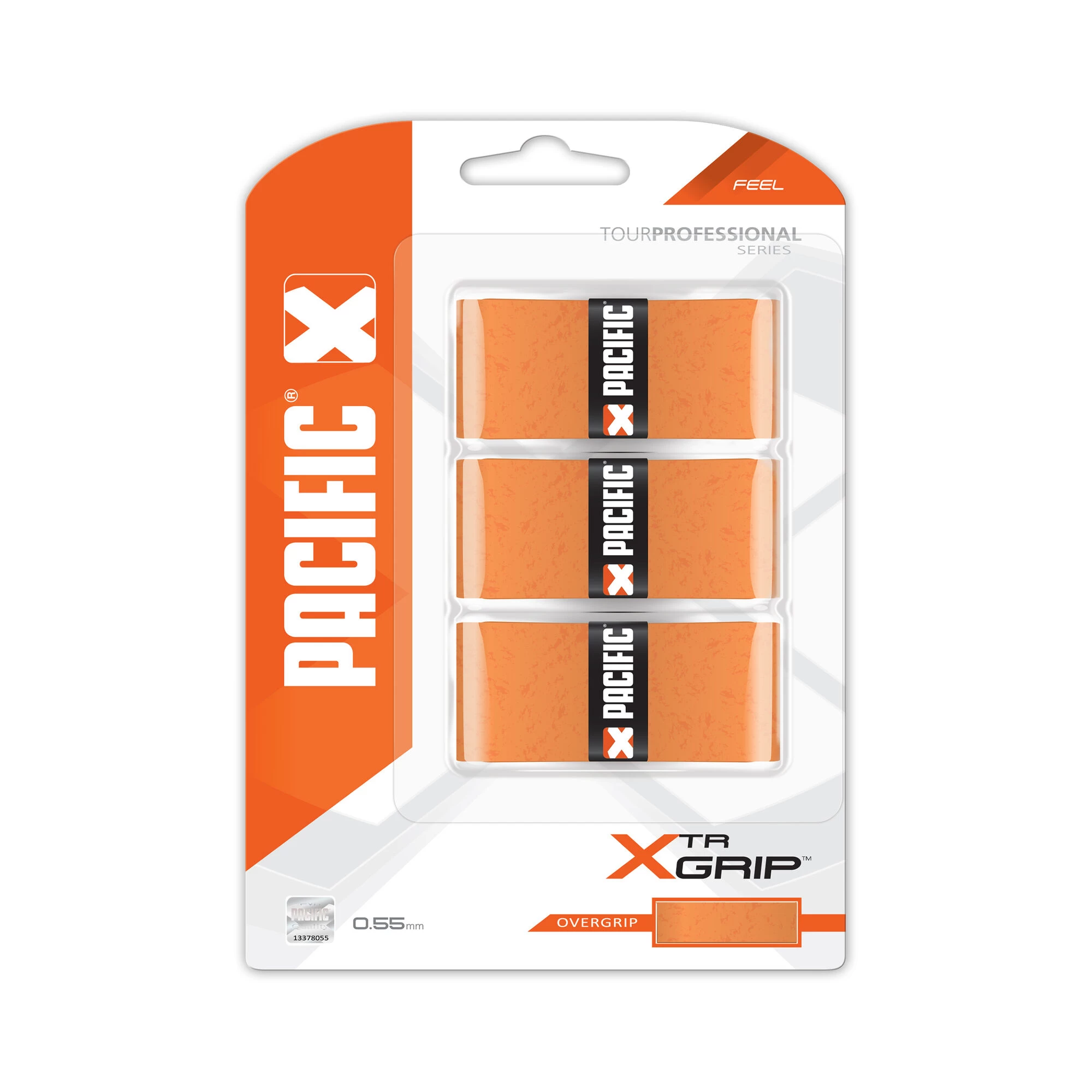 PACIFIC XTR Grip 3er Pack - Orange 1 PACIFIC XTR Grip 3er Pack - Orange