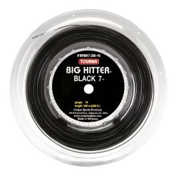 Tourna Big Hitter 7 Saitenrolle 220m - Schwarz