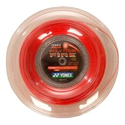 YONEX Poly Tour Fire Saitenrolle 200m - Rot