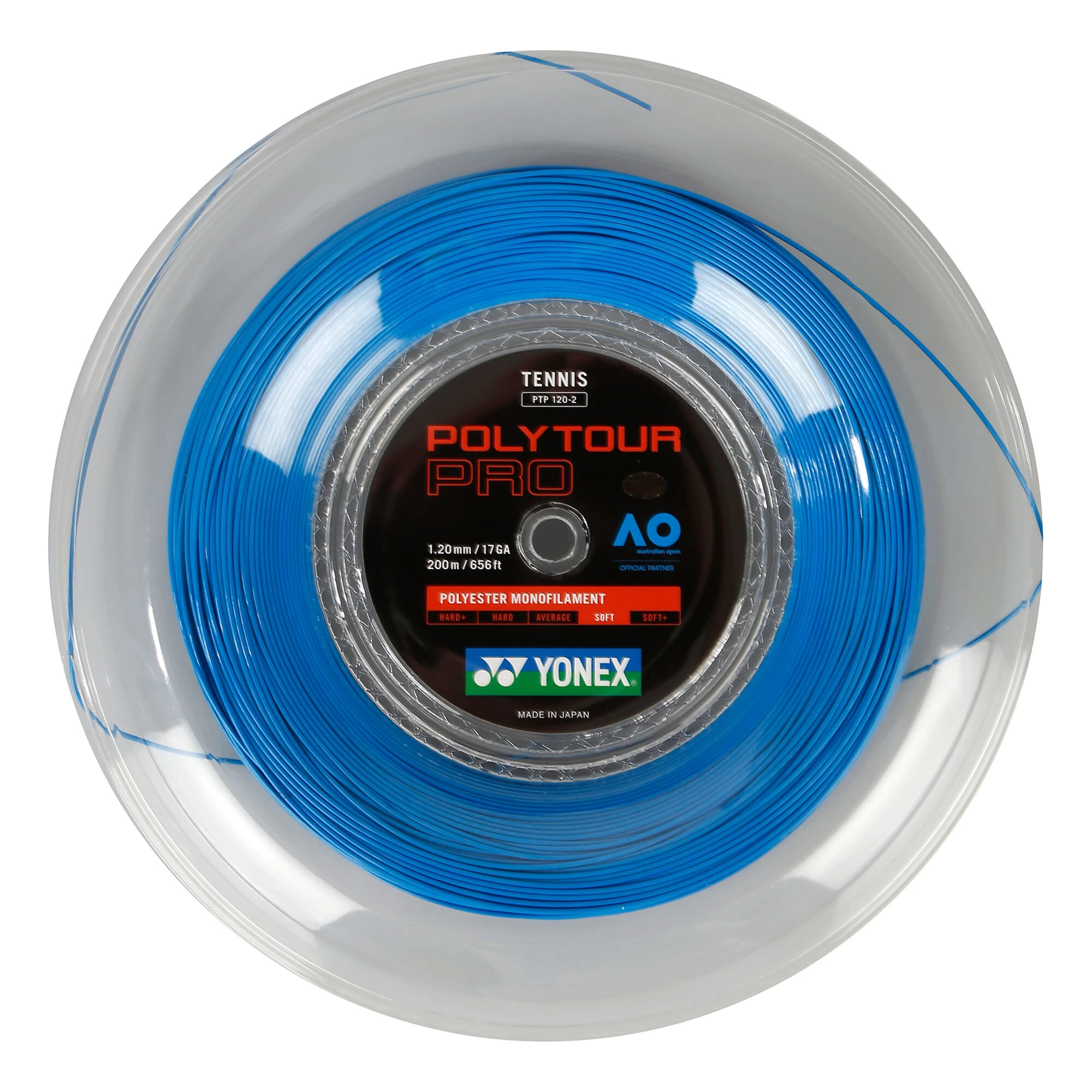 YONEX Poly Tour Pro Saitenrolle 200m - Blau 1 YONEX Poly Tour Pro Saitenrolle 200m - Blau