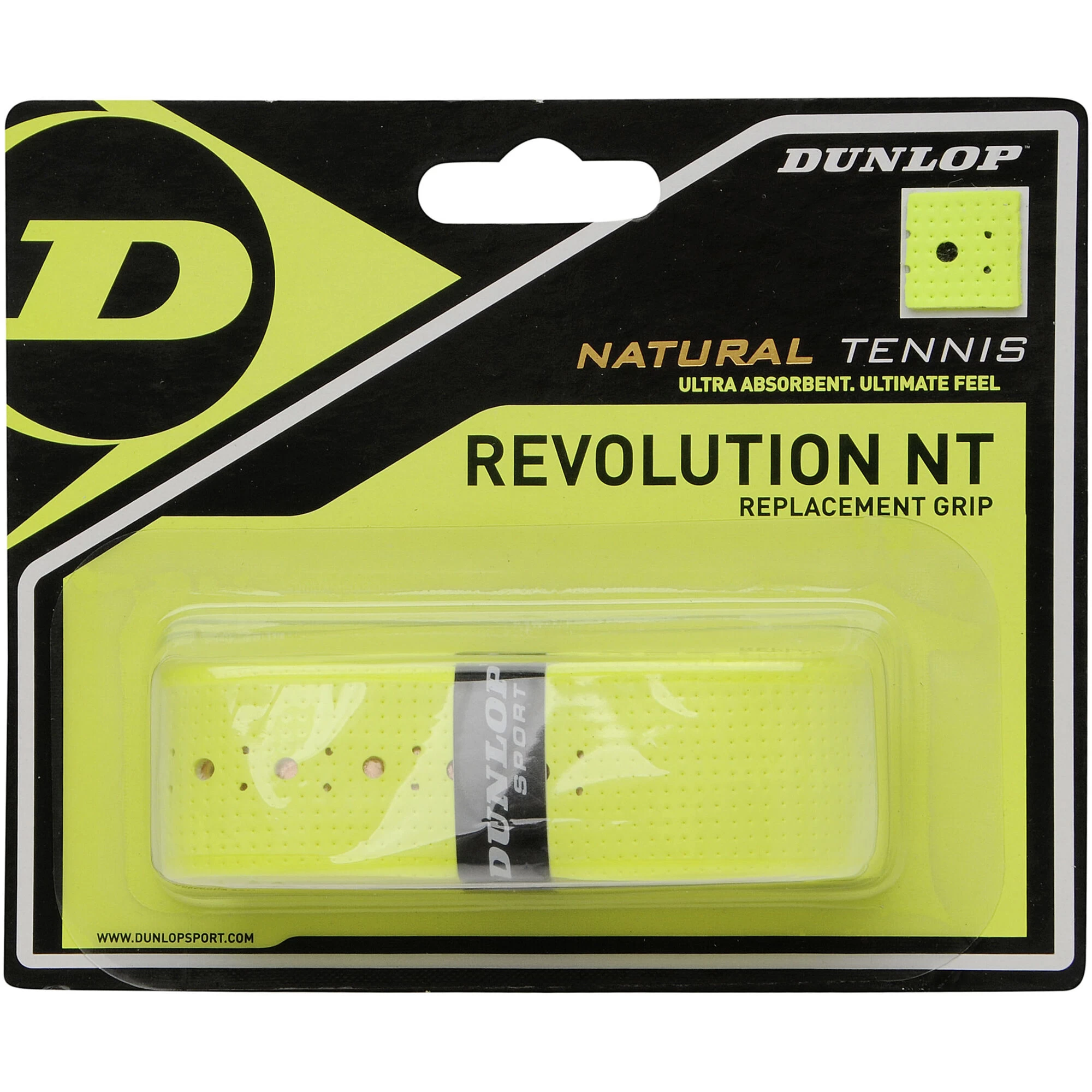 Dunlop Revolution NT Replacement Grip 1er Pack - Gelb 1 Dunlop Revolution NT Replacement Grip 1er Pack - Gelb