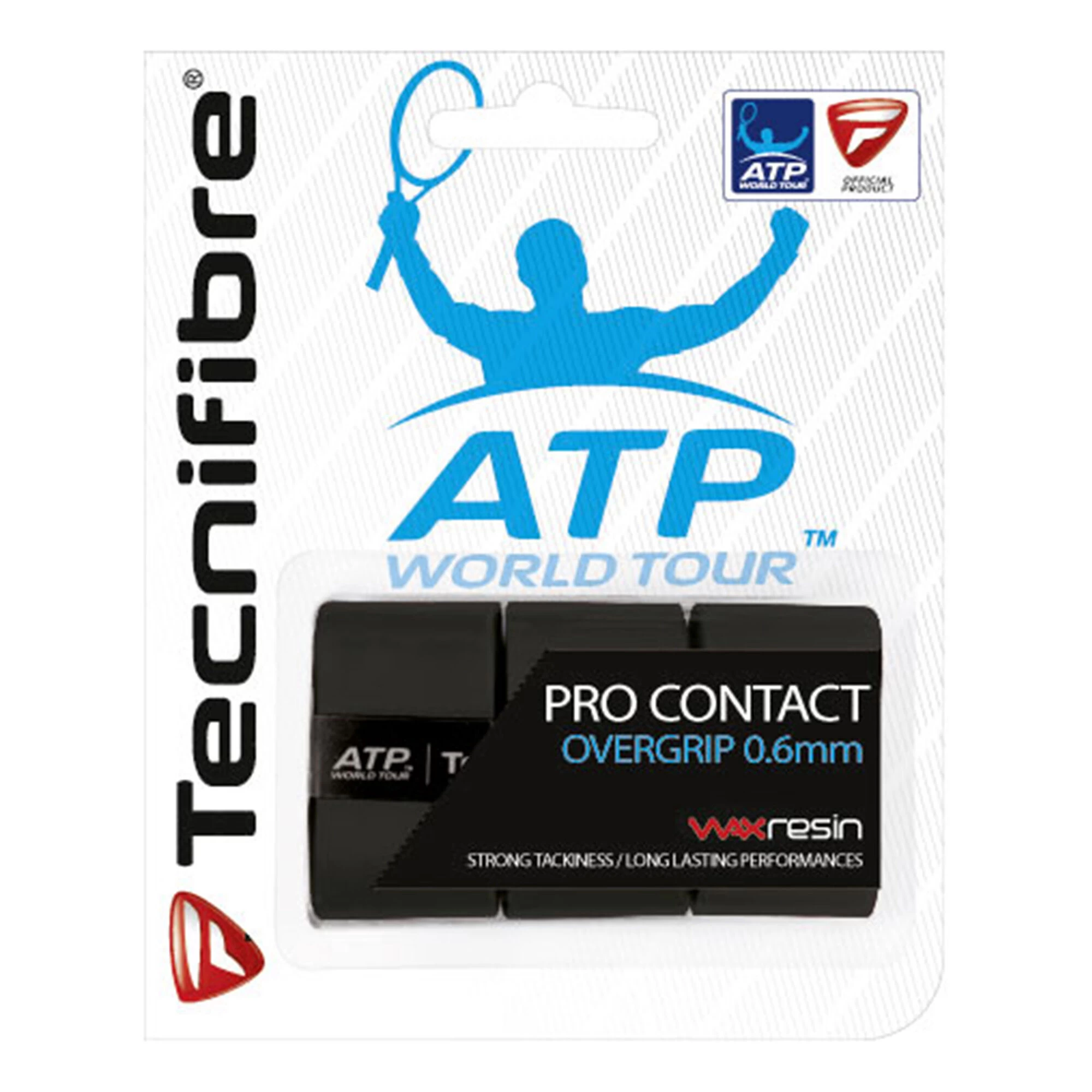 TECNIFIBRE Contact Pro 3er Pack - Schwarz 1 TECNIFIBRE Contact Pro 3er Pack - Schwarz