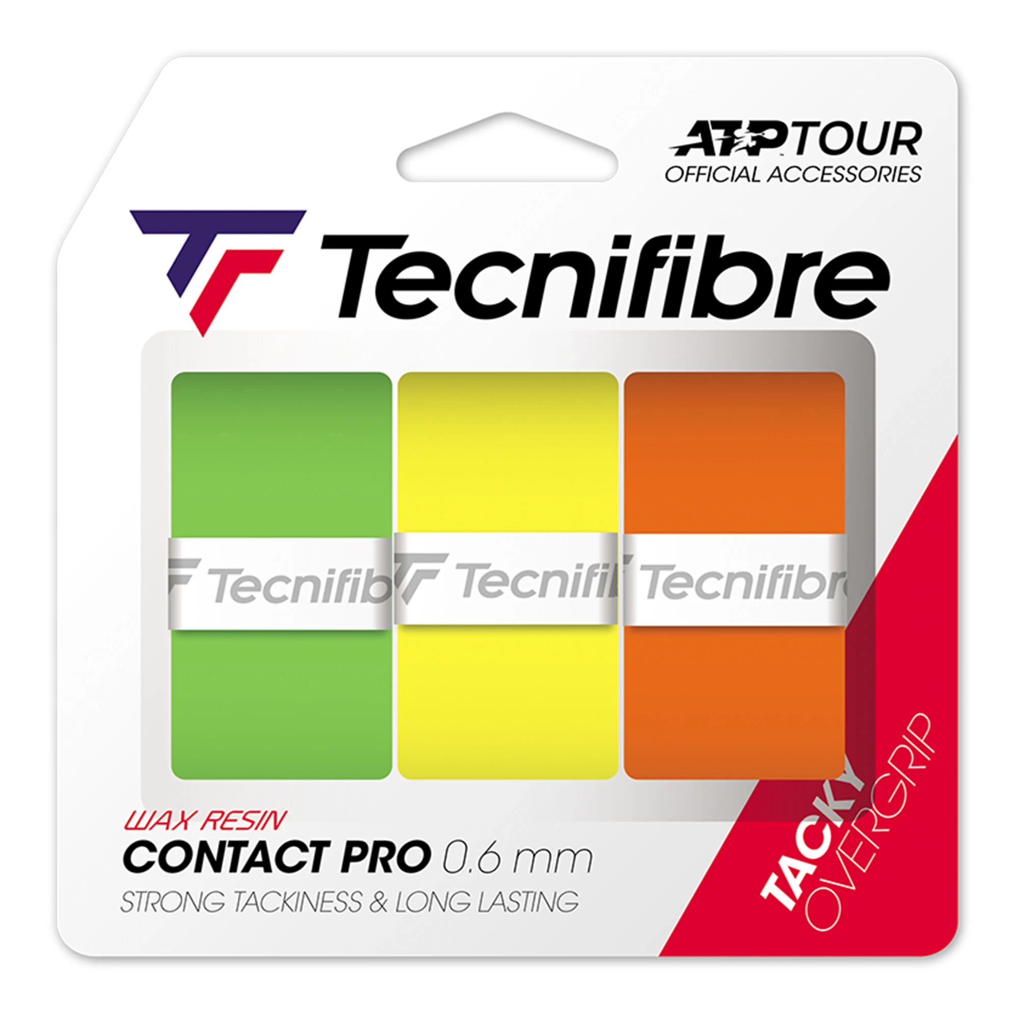 TECNIFIBRE Contact Pro Farbmix 3er Pack - Mehrfarbig 1 TECNIFIBRE Contact Pro Farbmix 3er Pack - Mehrfarbig