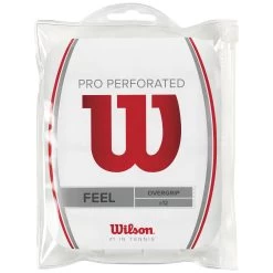 Wilson Pro Overgrip Perforated 12er Pack - Weiß
