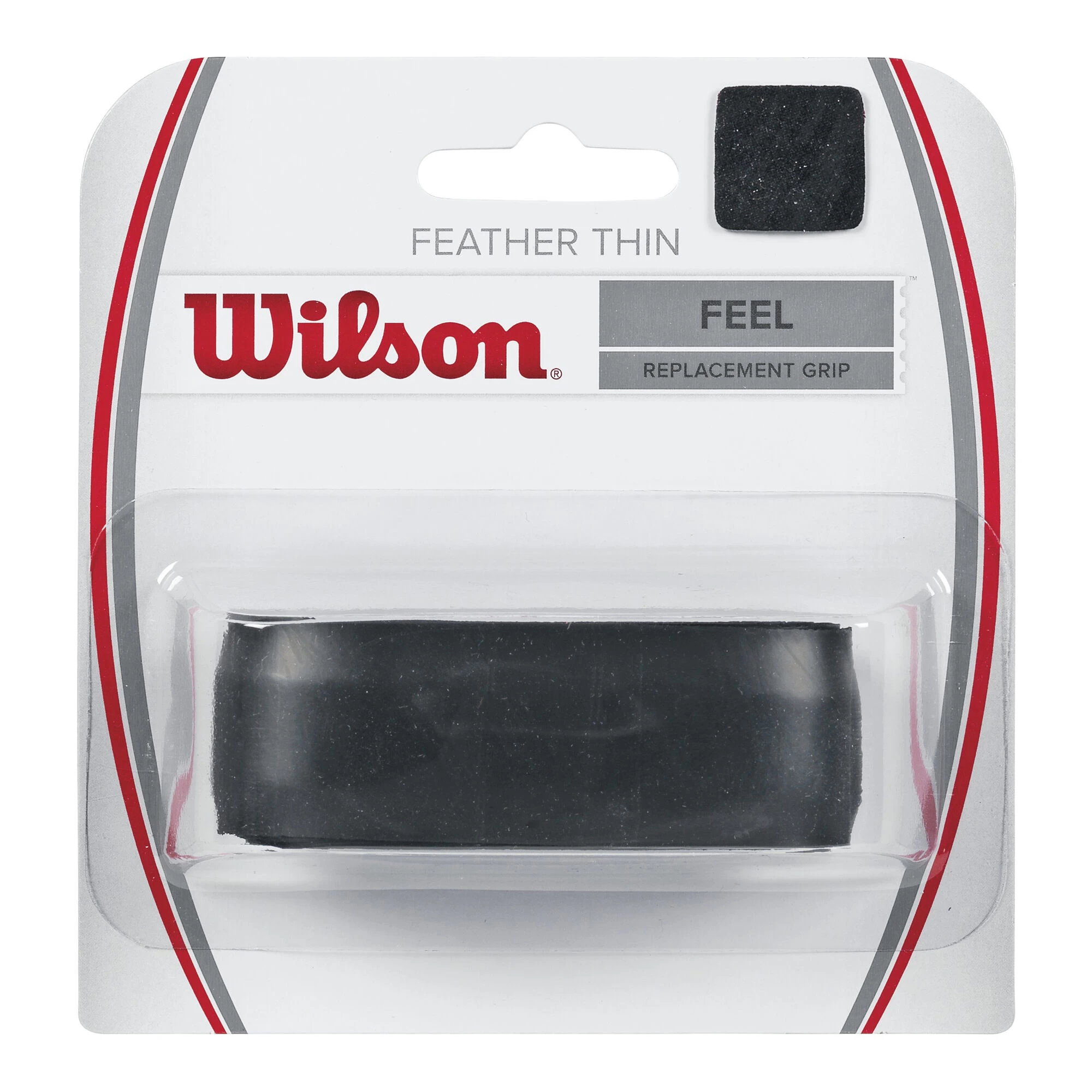 Wilson Featherthin Grip 1er Pack - Schwarz 1 Wilson Featherthin Grip 1er Pack - Schwarz