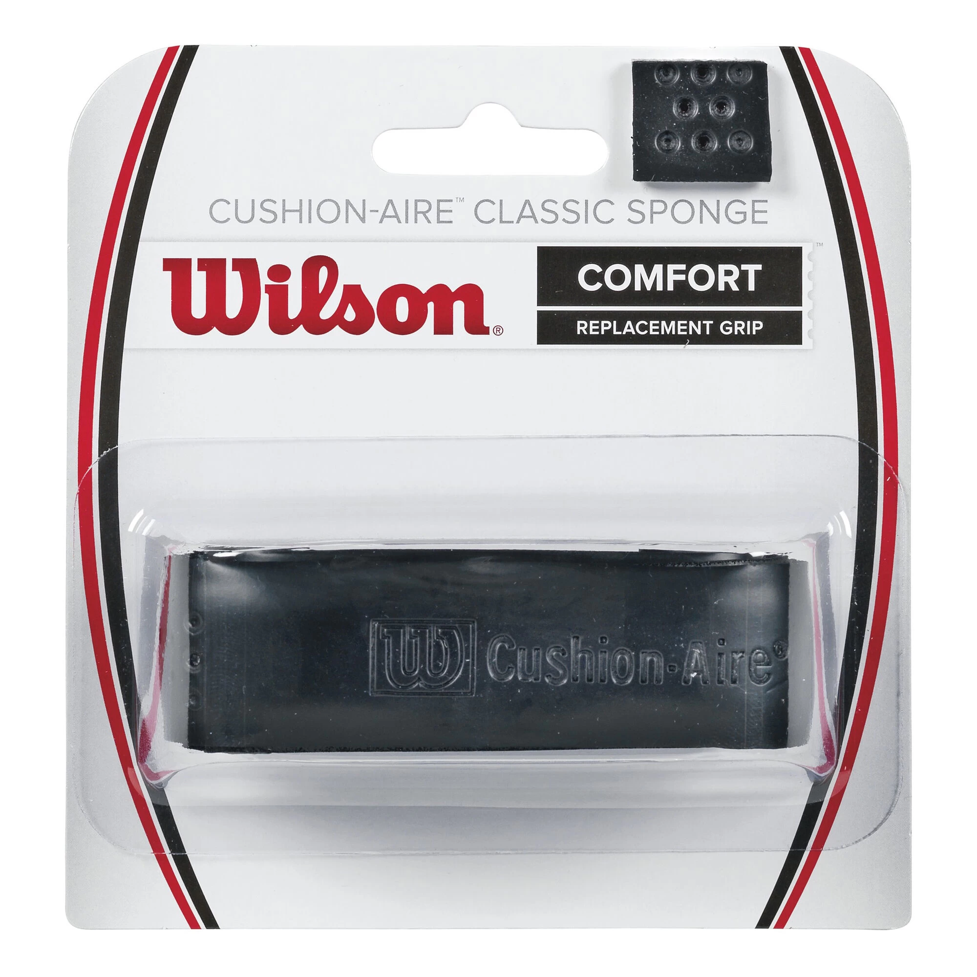 Wilson Cushion-Aire Classic Sponge 1er Pack - Schwarz 1 Wilson Cushion-Aire Classic Sponge 1er Pack - Schwarz