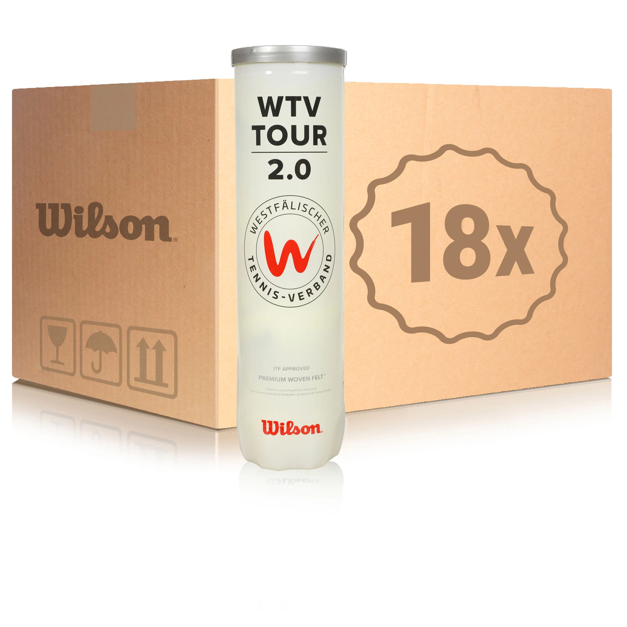 Wilson WTV TOUR 2.0 18x 4er Dose 1 Wilson WTV TOUR 2.0 18x 4er Dose