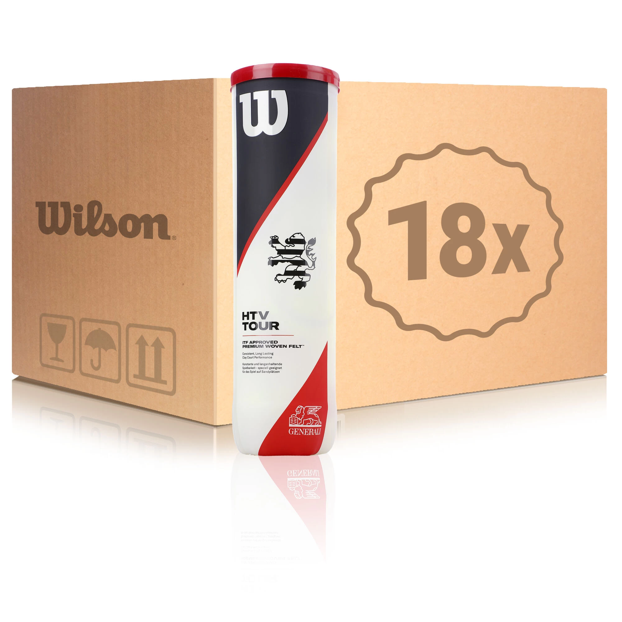Wilson HTV Tour 18x 4er Dose Im Karton 1 Wilson HTV Tour 18x 4er Dose Im Karton