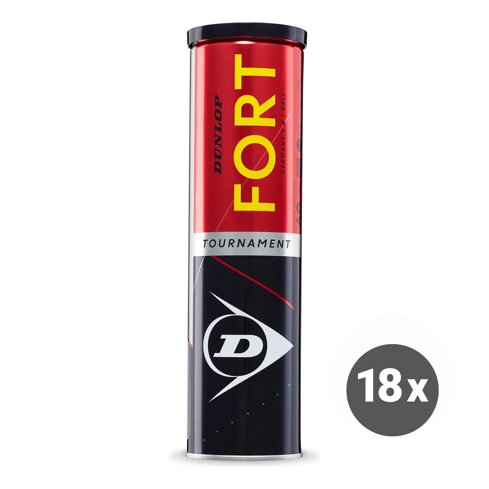 Dunlop Fort Tournament 18x 4er Dose 1 Dunlop Fort Tournament 18x 4er Dose