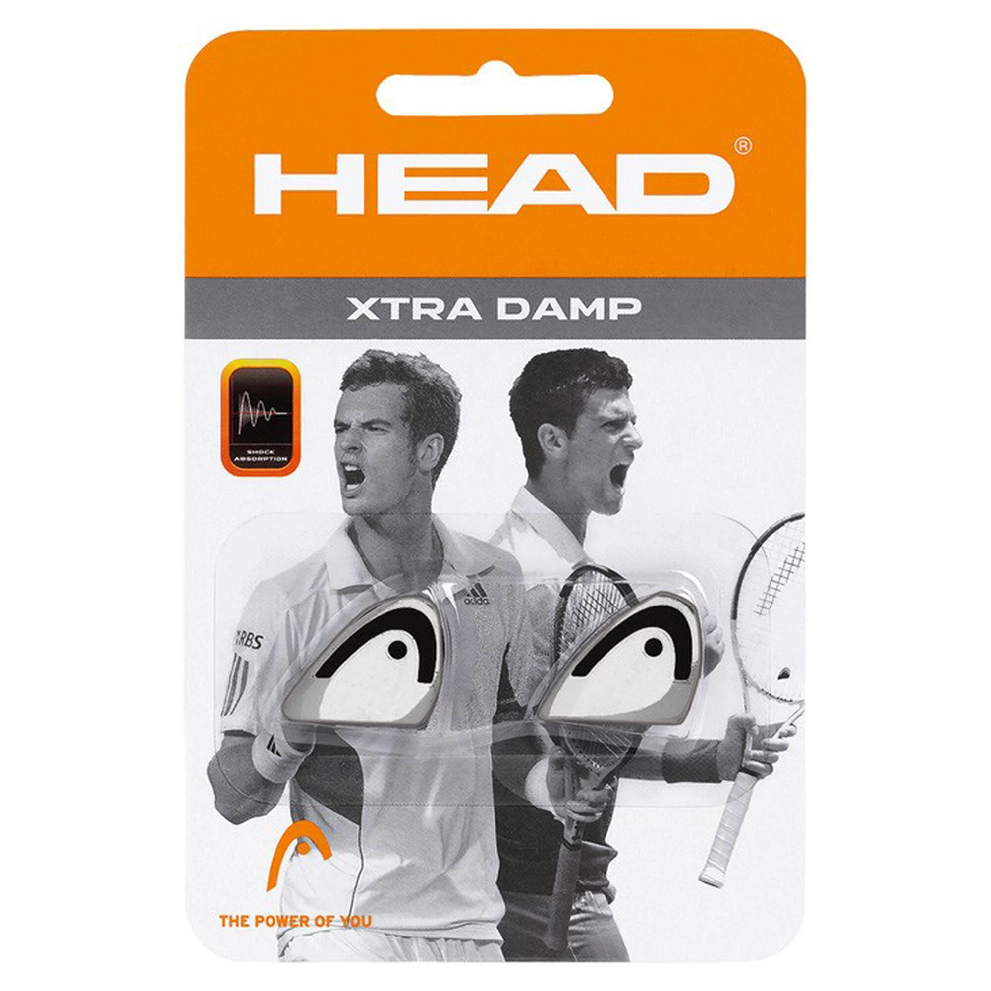 Head Xtra Damp Pack Dämpfer 2er Pack - Weiß 1 Head Xtra Damp Pack Dämpfer 2er Pack - Weiß