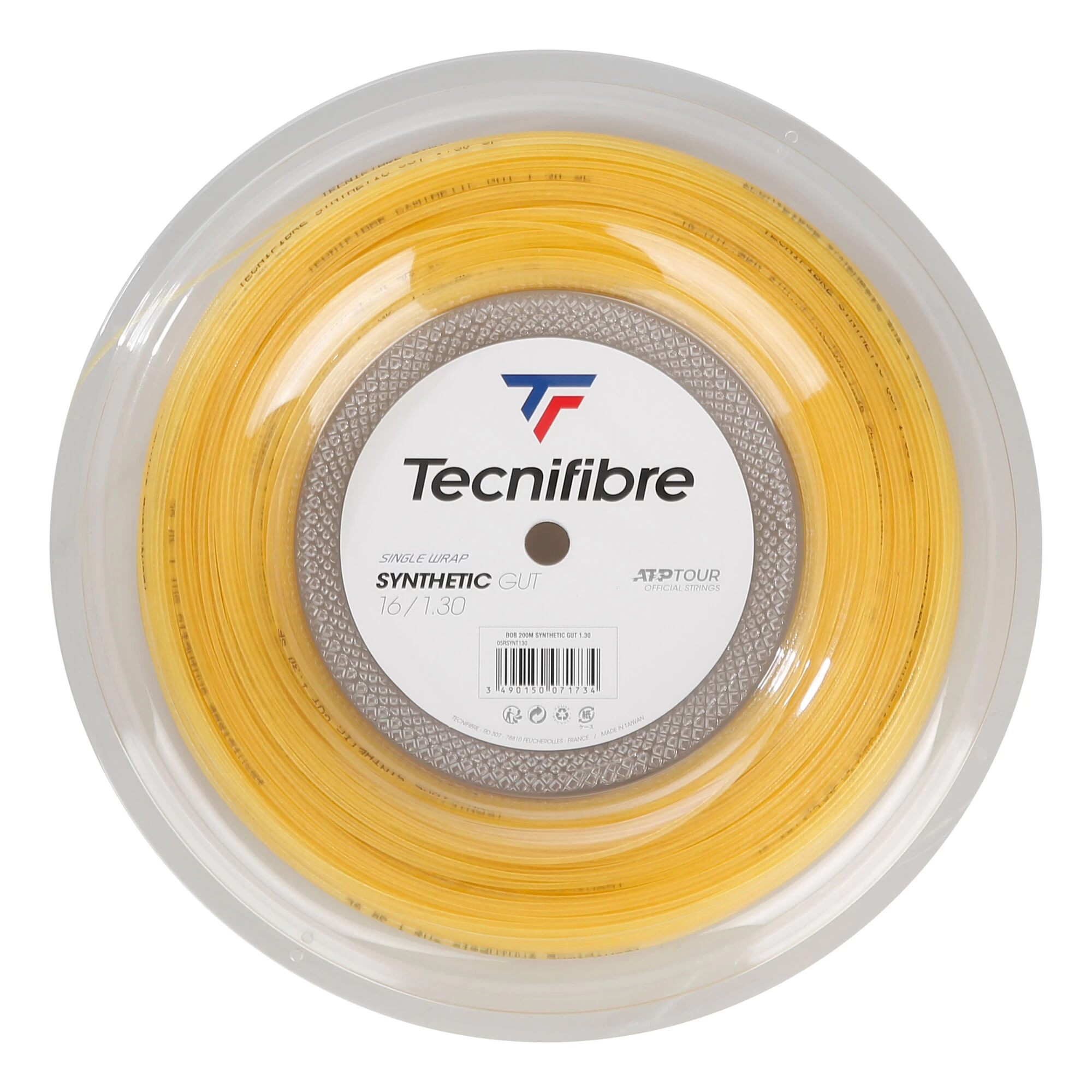 TECNIFIBRE Synthetic Gut 200m Saitenrolle - Gelb 1 TECNIFIBRE Synthetic Gut 200m Saitenrolle - Gelb