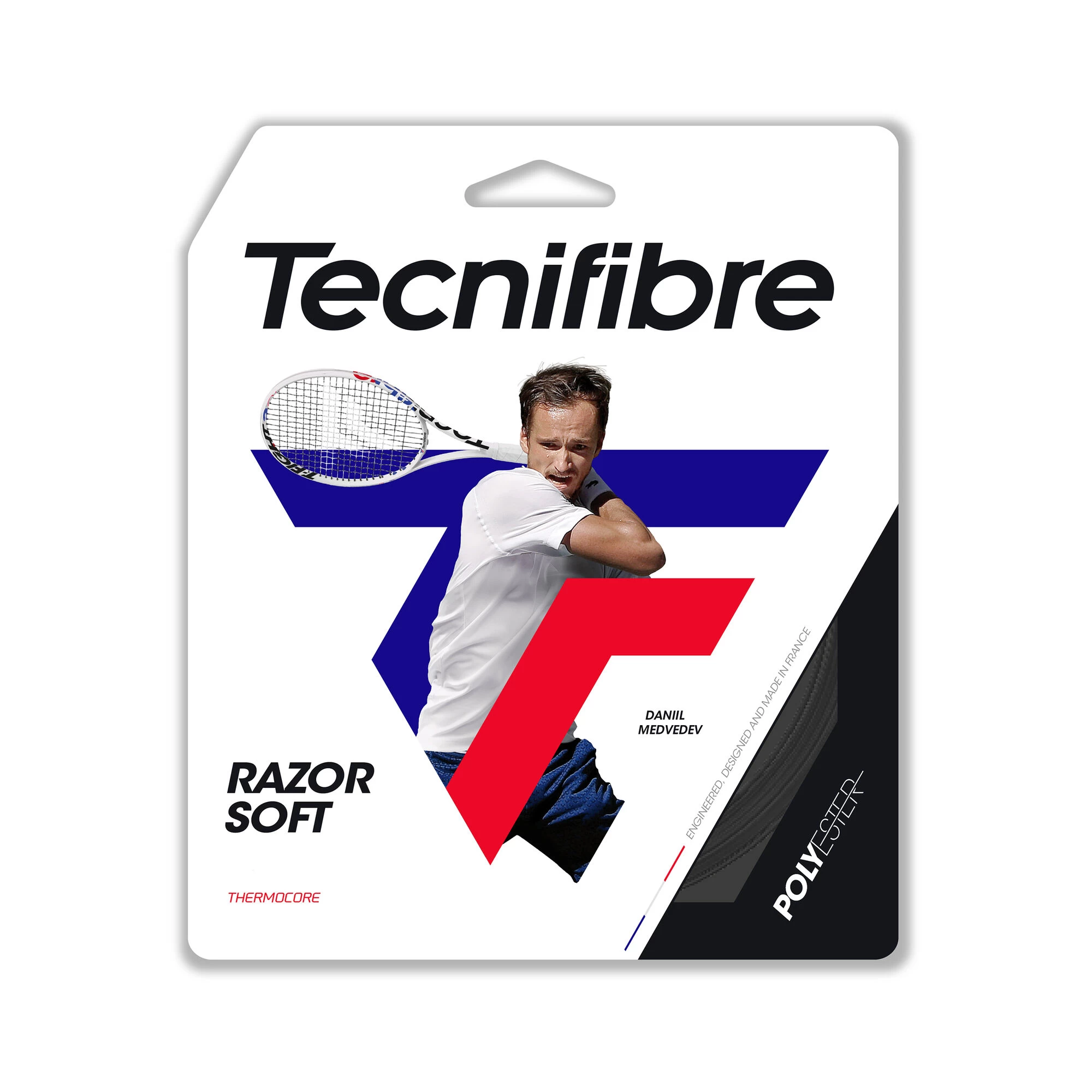 TECNIFIBRE Razor Soft 12m Saitenset - Grau 1 TECNIFIBRE Razor Soft 12m Saitenset - Grau