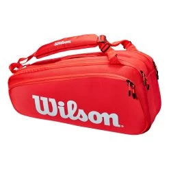 Wilson Super Tour Schlägertasche 6er - Rot, Weiß 11 Wilson Super Tour Schlägertasche 6er - Rot, Weiß -Geschäft für Tennisausrüstung 0220700000 0 1