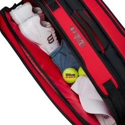 Wilson Clash Super Tour Schlägertasche 9er - Rot -Geschäft für Tennisausrüstung 0227600000 13