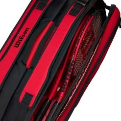 Wilson Clash Super Tour Schlägertasche 9er - Rot -Geschäft für Tennisausrüstung 0227600000 15