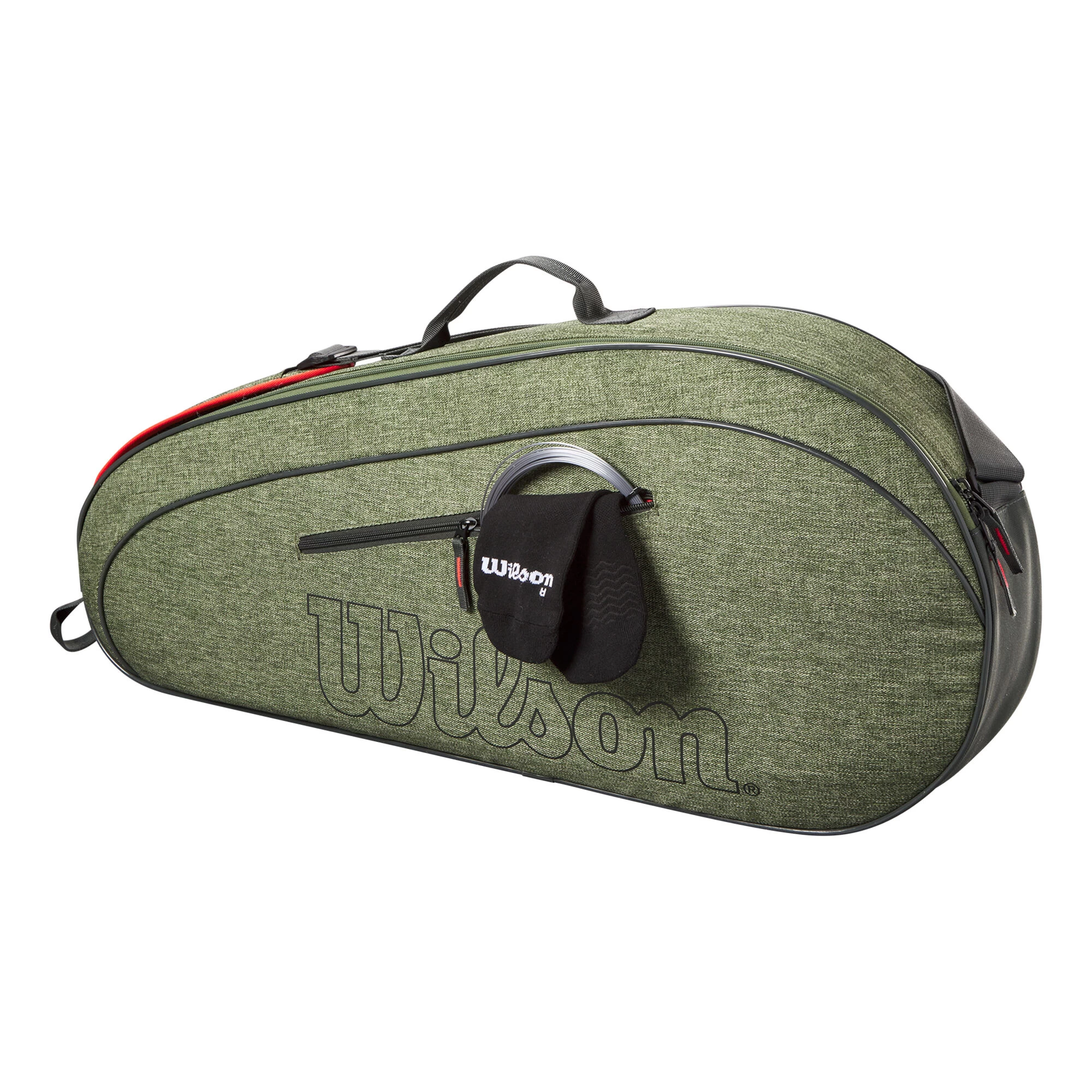 Wilson Team Schlägertasche 3er - Grün 2 Wilson Team Schlägertasche 3er - Grün – Bild 2