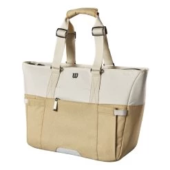 Wilson Women's Tote Sporttasche - Weiß, Khaki -Geschäft für Tennisausrüstung 0238500000 000