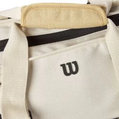 Wilson Women's Tote Sporttasche - Weiß, Khaki -Geschäft für Tennisausrüstung 0238500000 15