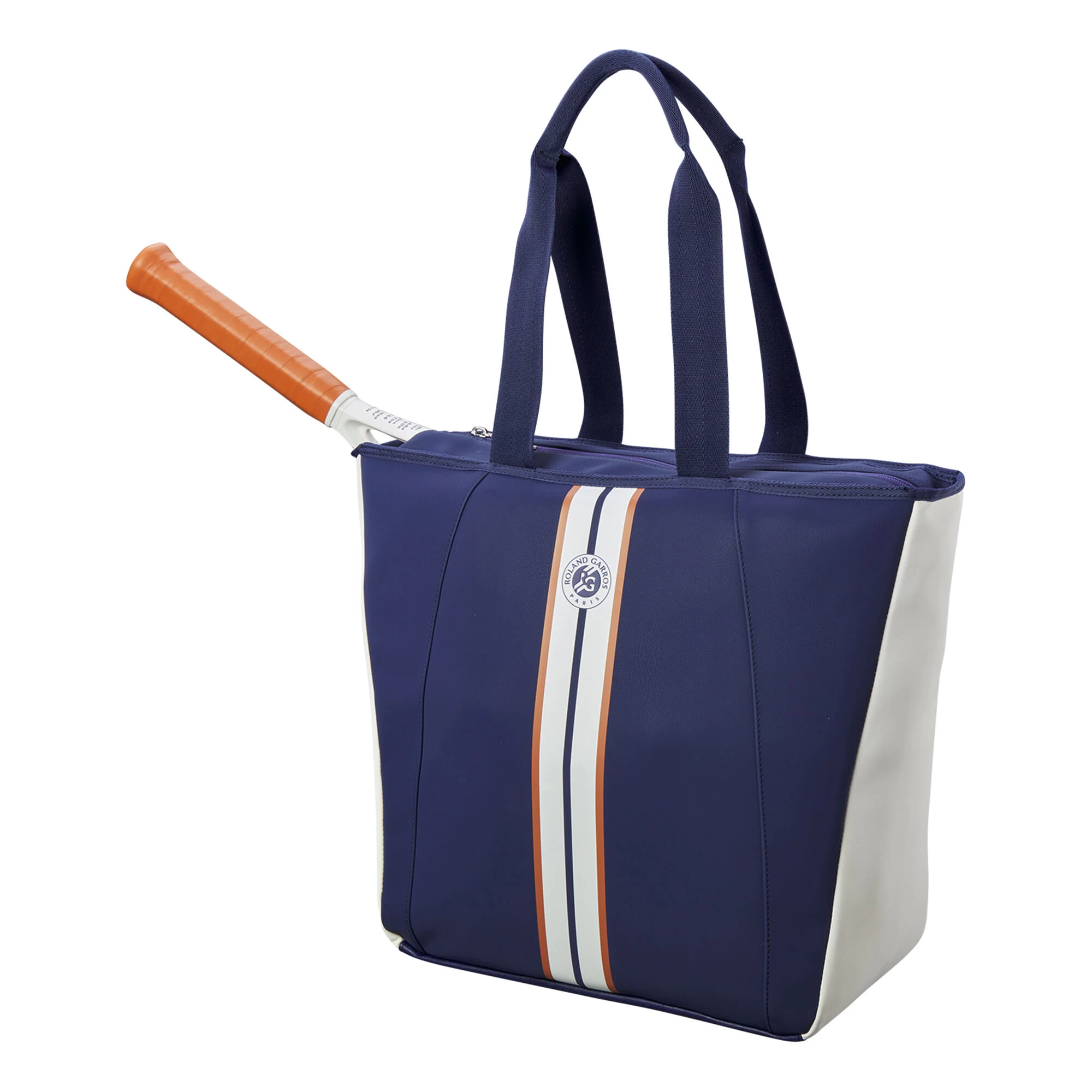 Wilson Roland Garros Premium Tote Sporttasche - Dunkelblau, Creme 2 Wilson Roland Garros Premium Tote Sporttasche - Dunkelblau, Creme – Bild 2